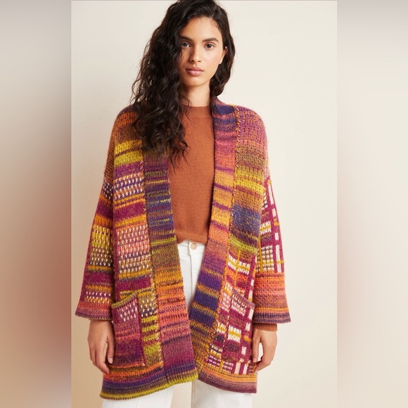 Anthropologie Tavia Longline Knit Cardigan - Size XXS - Picture 4 of 17